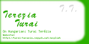 terezia turai business card
