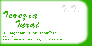 terezia turai business card